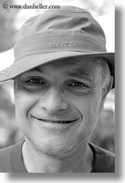 asia, black and white, hats, ken, ken youner, vertical, vietnam, wt people, photograph