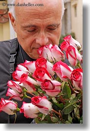 asia, ken, ken youner, red, roses, vertical, vietnam, white, wt people, photograph