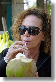 asia, coconuts, drinking, eliana, ralph eliana, vertical, vietnam, wt people, photograph