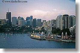 australia, buildings, cityscapes, ferris wheel, harbor, horizontal, structures, sydney, photograph