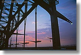 australia, bridge, dusk, harbor bridge, horizontal, nature, silhouettes, sky, structures, sun, sunsets, sydney, photograph