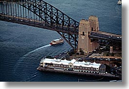 aerials, australia, bridge, harbor bridge, horizontal, structures, sydney, towers, photograph