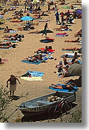 australia, beaches, crowded, crowds, manly beach, people, sydney, vertical, photograph