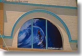 arts, australia, horizontal, manly beach, murals, paintings, surfers, sydney, photograph