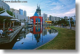 australia, buildings, cafes, cityscapes, horizontal, pond, structures, sydney, photograph