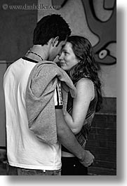 activities, australia, black and white, couples, emotions, kissing, men, people, romantic, sydney, vertical, womens, photograph