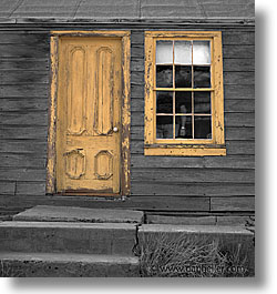 bodie, california, exteriors, ghost, ghost town, square format, state park, todd, west coast, western usa, photograph