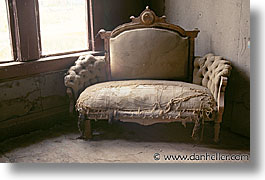antiques, bodie, california, ghost town, homes, horizontal, sofa, west coast, western usa, photograph