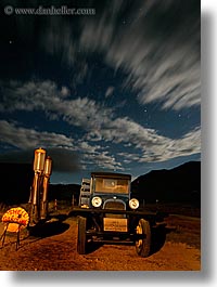 antiques, bodie, california, cars, clouds, ghost town, long exposure, nite, old, state park, trucks, vertical, west coast, western usa, photograph