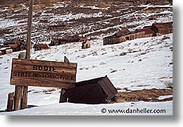 antiques, bodie, california, ghost town, horizontal, signs, state park, west coast, western usa, winter, photograph