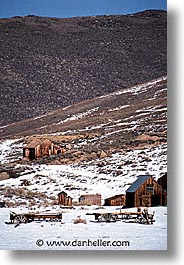 antiques, bodie, california, ghost town, hills, state park, vertical, west coast, western usa, winter, photograph