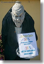 california, capitola, humor, mannequins, monster, vertical, west coast, western usa, photograph