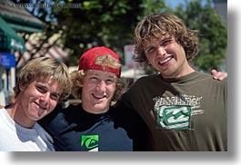 boys, california, capitola, horizontal, people, smiling, teenage, west coast, western usa, photograph