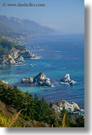 california, coastal views, coastline, rockies, vertical, west coast, western usa, photograph