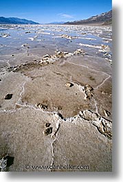 badwater, california, death valley, national parks, vertical, west coast, western usa, photograph