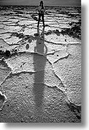 badwater, black and white, california, death valley, jills, national parks, vertical, west coast, western usa, photograph