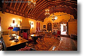 california, death valley, drawing, horizontal, interiors, national parks, rooms, scotty's castle, scottys castle, west coast, western usa, photograph