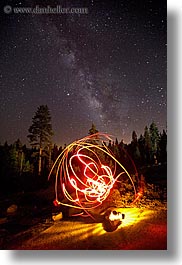 california, flashlight, flashlight painting, galaxy, kings canyon, light streaks, long exposure, milky way, nite, paintings, stars, vertical, west coast, western usa, photograph