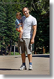 boys, california, childrens, emotions, fathers, kings canyon, men, people, smiles, vertical, west coast, western usa, photograph