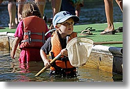 baseball cap, boys, california, childrens, clothes, fishing, hats, horizontal, jacks, kings canyon, nets, people, west coast, western usa, photograph