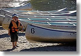 boys, california, canoes, childrens, crying, horizontal, jacks, kings canyon, lakes, people, west coast, western usa, photograph