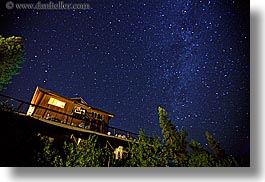 california, galaxy, horizontal, kings canyon, lodge, long exposure, milky way, nite, stars, west coast, western usa, photograph