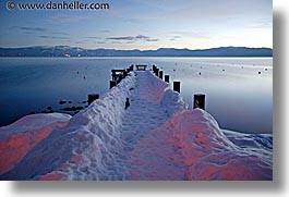 california, dawn, dock, horizontal, lake tahoe, lakes, long exposure, west coast, western usa, photograph