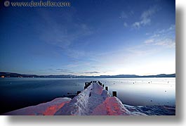 california, dawn, dock, horizontal, lake tahoe, lakes, long exposure, west coast, western usa, photograph