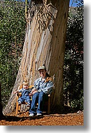 babies, benches, california, discovery museum, jack and jill, marin, marin county, north bay, northern california, san francisco bay area, trees, vertical, west coast, western usa, photograph