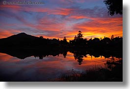 california, dawn, greenbrae, horizontal, marin, marin county, north bay, northern california, reflections, rivers, sunsets, west coast, western usa, photograph