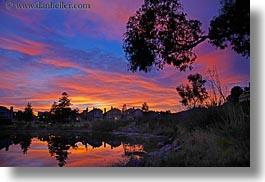 california, dawn, greenbrae, horizontal, marin, marin county, north bay, northern california, reflections, rivers, sunsets, west coast, western usa, photograph