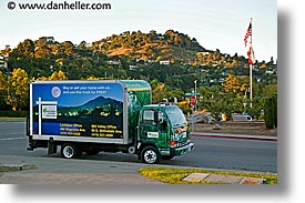 california, greenbrae, horizontal, laurel, marin, marin county, north bay, northern california, san francisco bay area, trucks, west coast, western usa, photograph