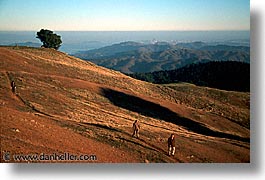 california, headlands, hikers, horizontal, marin, marin county, marin headlands, north bay, northern california, san francisco bay area, west coast, western usa, photograph