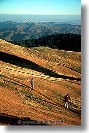 california, headlands, hikers, marin, marin county, marin headlands, north bay, northern california, san francisco bay area, vertical, west coast, western usa, photograph