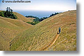 california, headlands, hikers, hills, hillside, horizontal, landscapes, marin, marin county, marin headlands, north bay, northern california, san francisco bay area, west coast, western usa, photograph