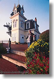 california, dans, houses, lyford, lyford house, marin, marin county, mill valley tiburon, north bay, northern california, san francisco bay area, vertical, west coast, western usa, photograph