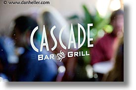 brunch, california, cascade, events, film festival, horizontal, marin, marin county, mill valley film festival, north bay, northern california, san francisco bay area, signs, west coast, western usa, photograph