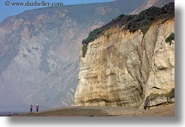 beaches, california, cliffs, haze, horizontal, marin, marin county, north bay, northern california, people, west coast, western usa, photograph