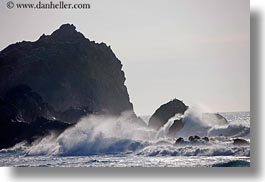 beaches, california, horizontal, marin, marin county, north bay, northern california, ocean, rocks, waves, west coast, western usa, photograph