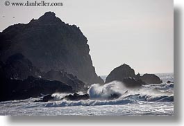 beaches, california, horizontal, marin, marin county, north bay, northern california, ocean, rocks, waves, west coast, western usa, photograph