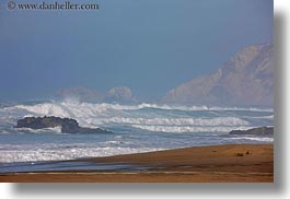 beaches, california, horizontal, marin, marin county, north bay, northern california, ocean, rocks, waves, west coast, western usa, photograph