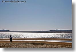 beaches, california, horizontal, marin, marin county, north bay, northern california, people, silhouettes, water, west coast, western usa, photograph