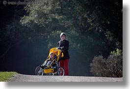 bear valley trail, california, clothes, hats, hikers, horizontal, marin, marin county, north bay, northern california, people, stroller, west coast, western usa, womens, photograph