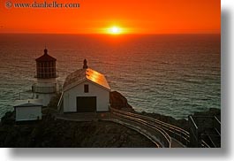 california, horizontal, lighthouses, marin, marin county, nature, north bay, northern california, sky, sun, sunsets, west coast, western usa, photograph