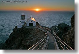 california, horizontal, lighthouses, marin, marin county, nature, north bay, northern california, sky, sun, sunsets, west coast, western usa, photograph