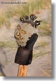 california, carvings, faces, marin, marin county, north bay, northern california, vertical, west coast, western usa, photograph