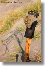 california, carvings, faces, marin, marin county, north bay, northern california, vertical, west coast, western usa, photograph