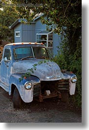 california, cars, marin, marin county, north bay, northern california, old, olema, vertical, west coast, western usa, photograph