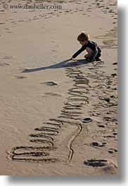 beaches, california, jack jill, jacks, marin, marin county, north bay, northern california, people, sand, vertical, west coast, western usa, writing, photograph