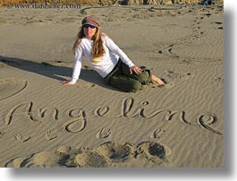 angeline, beaches, california, horizontal, jack jill, jills, marin, marin county, north bay, northern california, people, sand, west coast, western usa, photograph